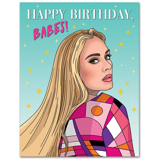 The Found Greeting Card Happy Birthday Babes Adele – Standard Goods